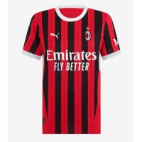 Fotbalové Dres AC Milan Dámské Domácí 2024-25 Krátký Rukáv